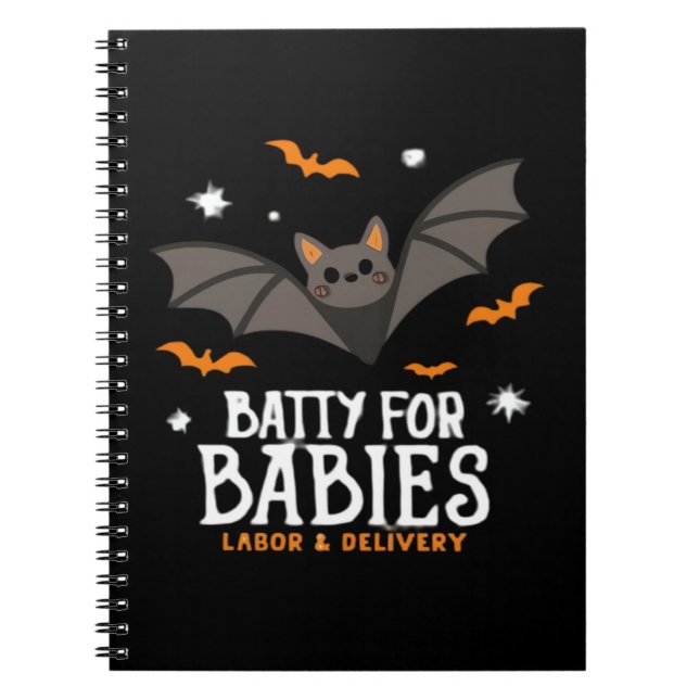 Carnet Mignonne Batty Pour Bébés Travail Et Livraison Inf (Devant)