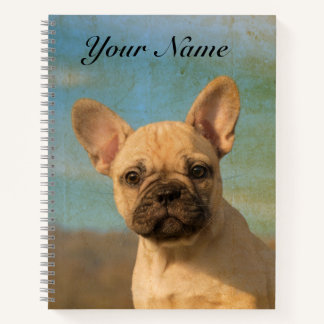 Carnet Mignonne Chien à Chien - Drôle Tête de Chien - Nom