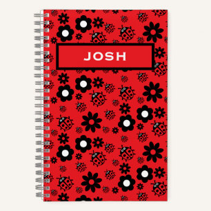 Carnet Mignonne coccinelle Motif