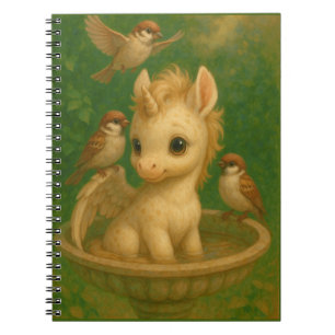 Carnet Mignonne, Gros yeux, bébé unisus, pegasus unicorne