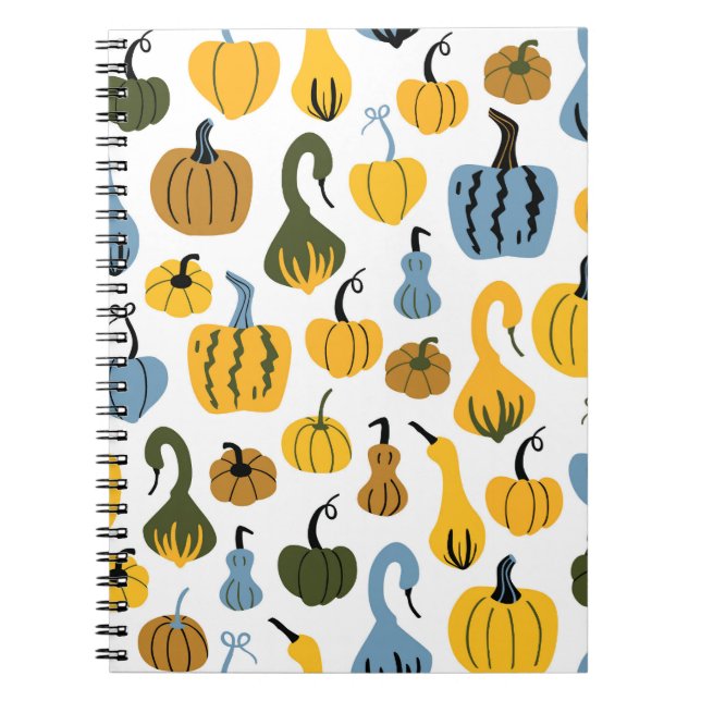 Carnet Mignonne main de dessin Citrouille (Devant)
