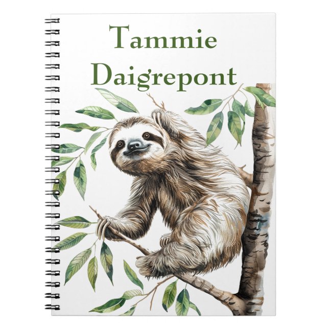 Carnet Mignonnette Branchée Dans Un Arbre (Devant)