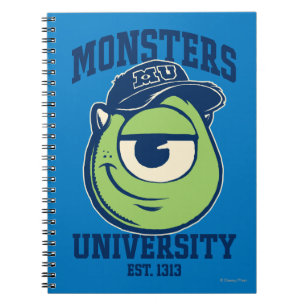 Carnet Mike Monsters University Est. Lumière 1313