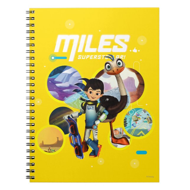 Carnet Miles Superstellar & MERC Robotic Sidekick (Devant)