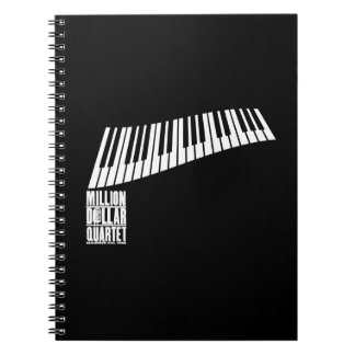 Carnet Million de piano de quartet du dollar - blanc