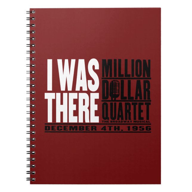 Carnet Million de quartet du dollar "j'étais là " (Devant)