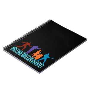 Carnet Million de quartet du dollar sur l'étape