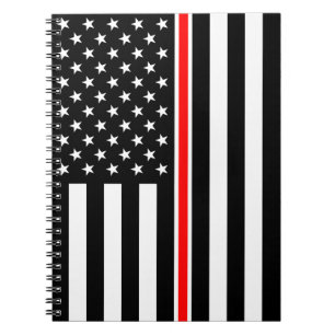 Carnet Mince Red Line Drapeau : Mémorial du héros des pom