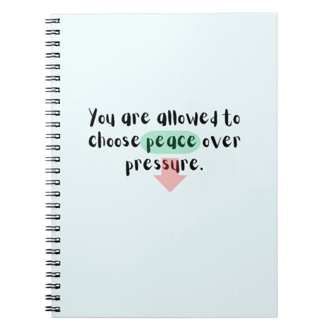 Carnet Mindful Writing Notebook – Choose Calm (Devant)