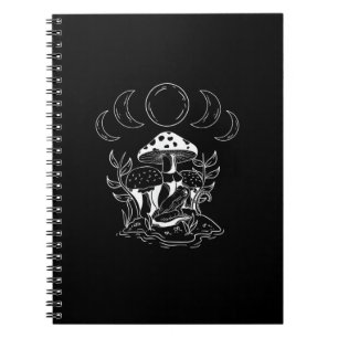Carnet Mini champignon esthétique Goblincore et Cottageco