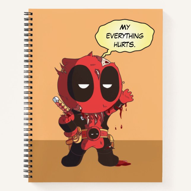 Carnet Mini Survivant de Deadpool (Devant)