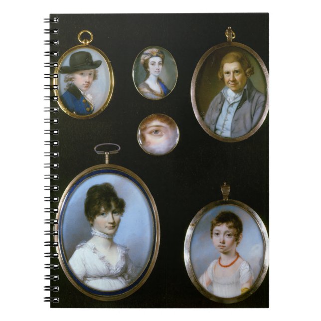 Carnet Miniatures de portrait, de LtoR et de TtoB : (Devant)