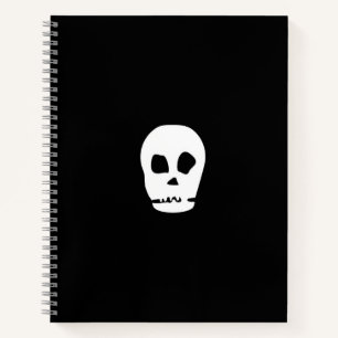 Carnet minimal du crâne noir