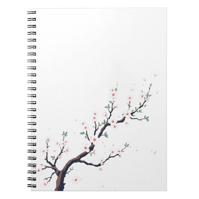 Carnet Minimal Japanese Tree Branch (Devant)