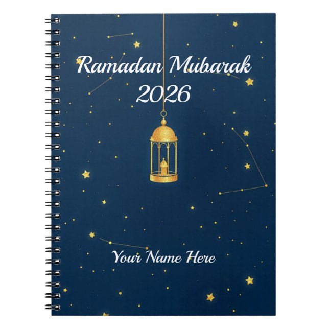 Carnet Minimalist Galaxy Lantern (Devant)