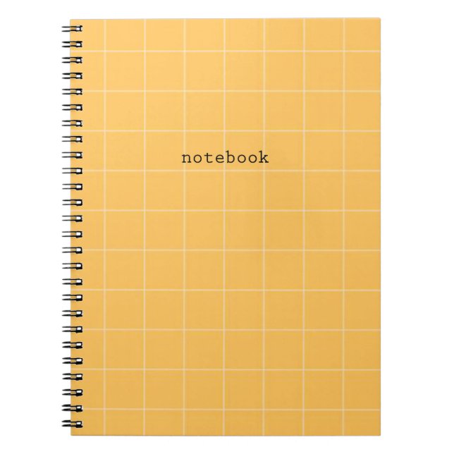 Carnet Minimalist orange notebook (Devant)