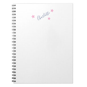 Carnet Minimaliste Élégant Classique Nom Professionnel