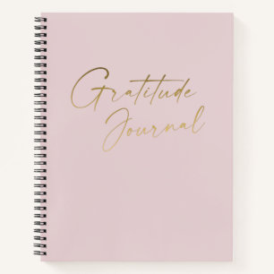 Carnet minimaliste élégant de Gratitude