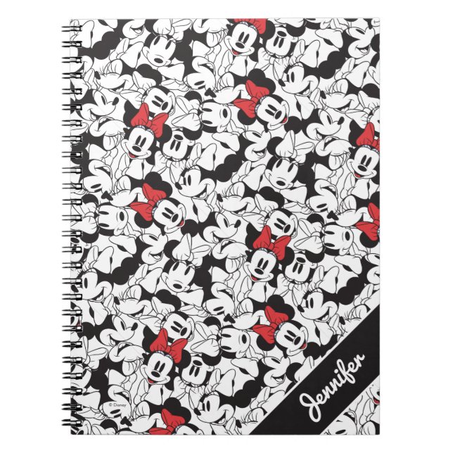 Carnet Minnie branchée | Motif classique (Devant)