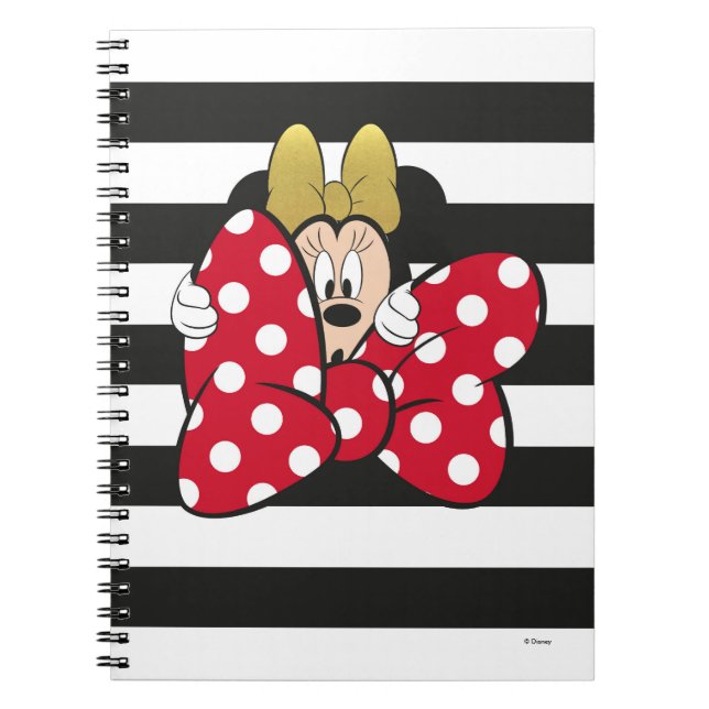 Carnet Minnie | Cravate de fond (Devant)