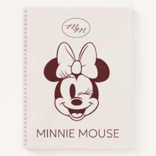 Carnet Minnie Mouse Graphique Minimaliste Élégant