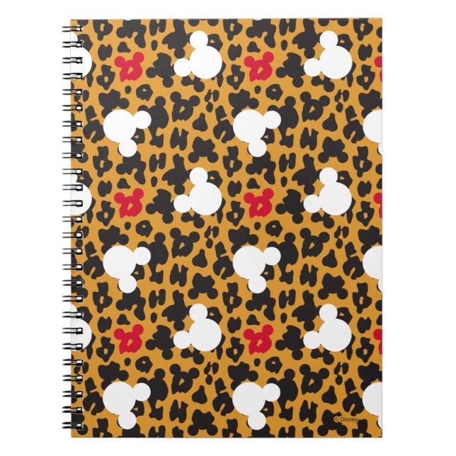 Carnet Minnie Mouse | Motif Léopard (Devant)