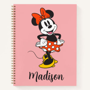 Carnet Minnie Mouse Pose Classique les Mains sur les Hanc