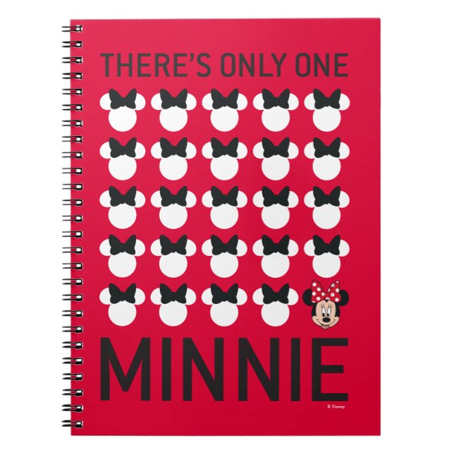 Carnet Minnie Mouse | Une Seule Minnie (Devant)
