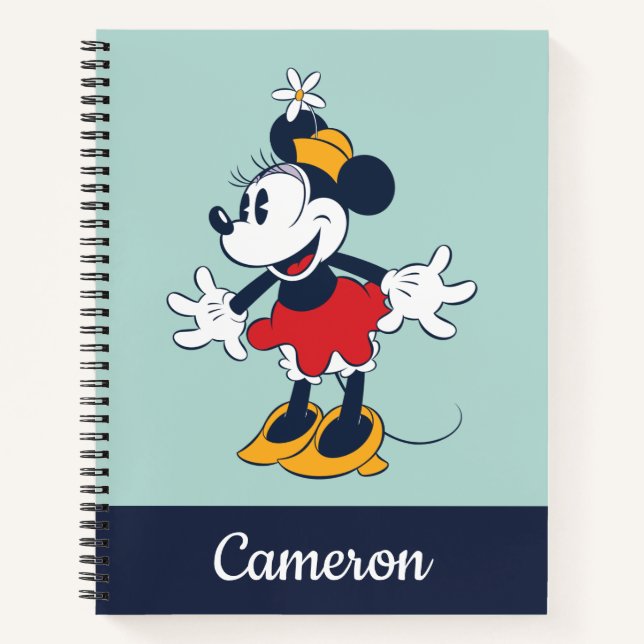 Carnet Minnie | Pose Casquette Fun Flower (Devant)