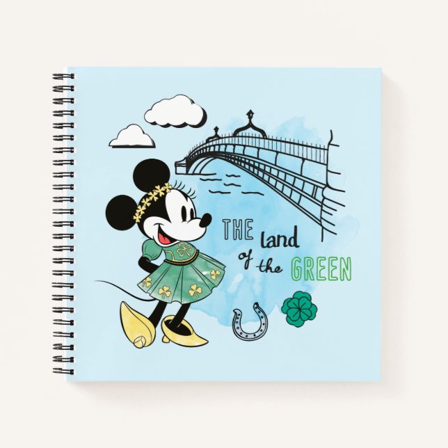 Carnet Minnie | Saint Patrick's Day - Pays du Gre (Devant)