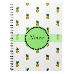 Carnet Minuscule ananas doré