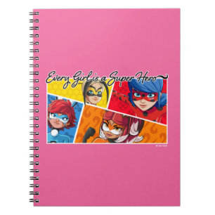 Carnet Miraculeux Chaque fille est un super héros