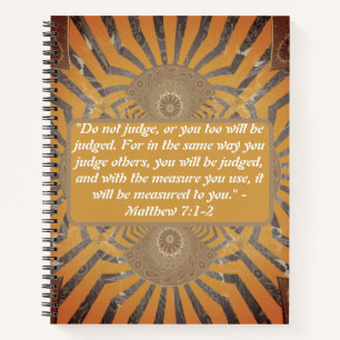 Carnet Miroir du jugement : Matthieu 7:1-2 en perspective