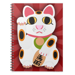 Carnet Miss Lucky Cat Epic Cartoon Kitty Design Amusant