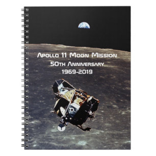 Carnet Mission historique Apollo 11 Moon 50e anniversaire