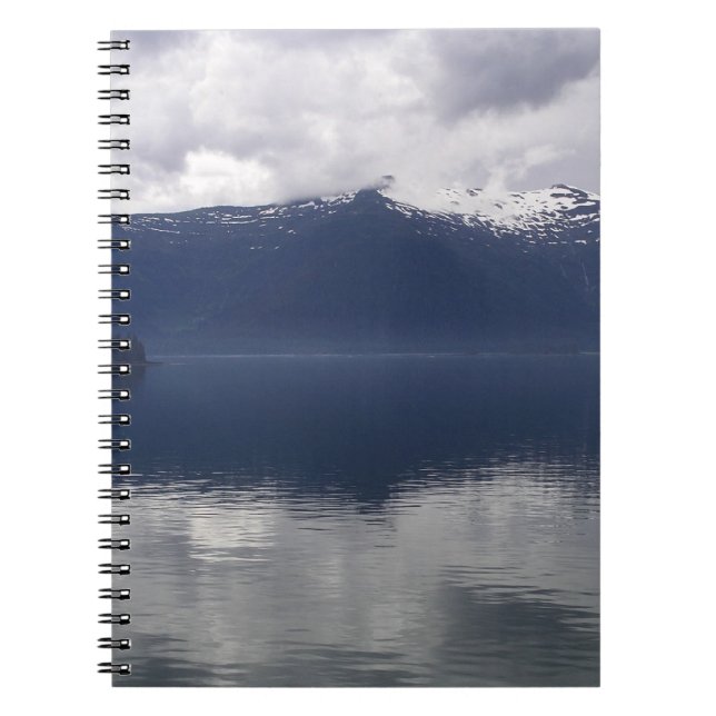 Carnet Misty Alaskan Sea dans les tons bleu (Devant)