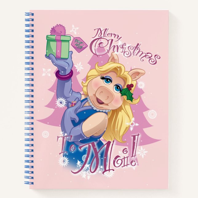 Carnet Mlle Piggy | Joyeux Noël à Moi ! (Devant)