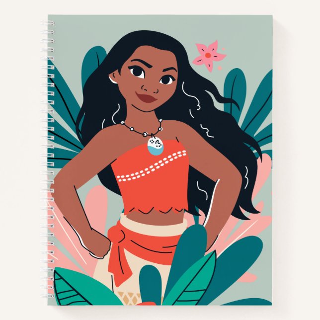 Carnet Moana Floral Graphic (Devant)