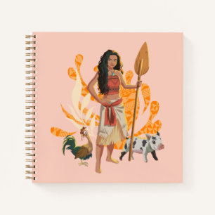 Carnet Moana Live Action Wayfinder Pua Heihei Graphique