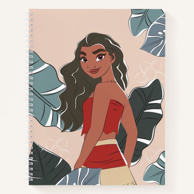 Carnet Moana Pastel Floral Graphic (Devant)
