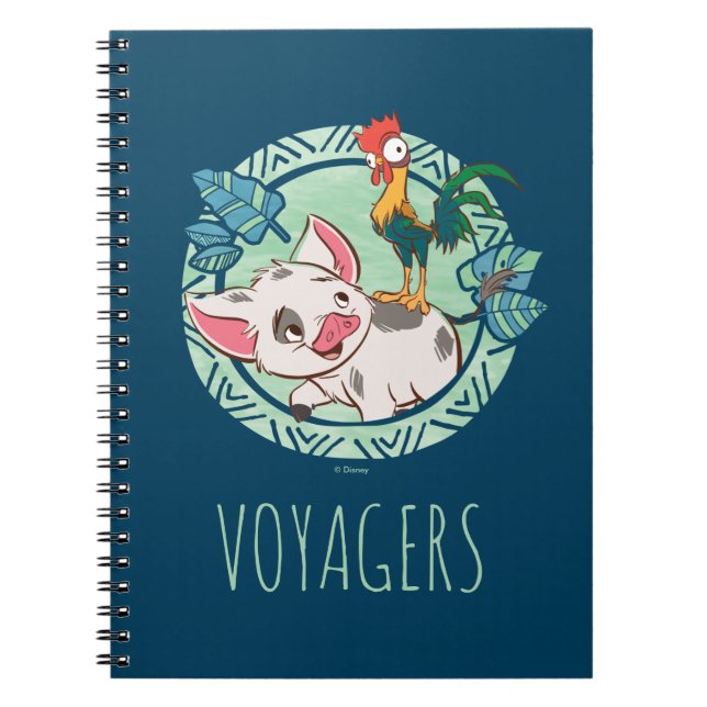 Carnet Moana | Pua & Heihei Voyagers (Devant)