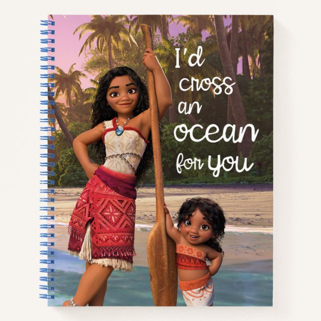Carnet Moana & Simea : Je traverserais un océan pour vous (Devant)