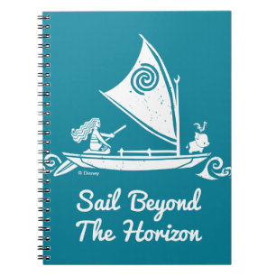 Carnet Moana   Voilier Au-Delà De L'Horizon