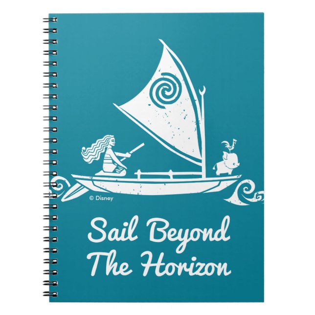 Carnet Moana | Voilier Au-Delà De L'Horizon (Devant)