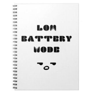 Carnet Mode Batterie basse Conception de devis ennuyeux