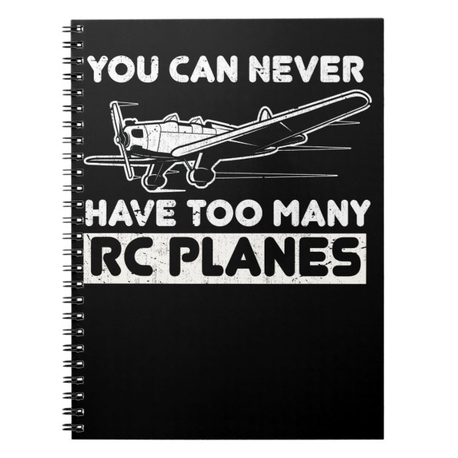 Carnet Modèle amusant Avion pilote RC Avion (Devant)