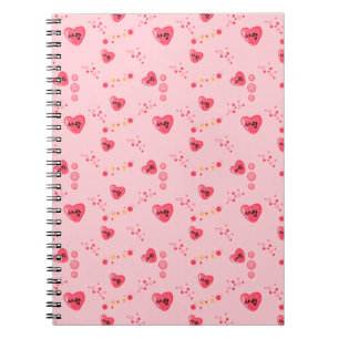 Carnet Modèle d'amour LOVE