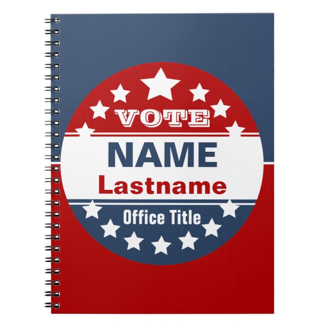 Carnet Modèle de campagne personnalisée (Devant)