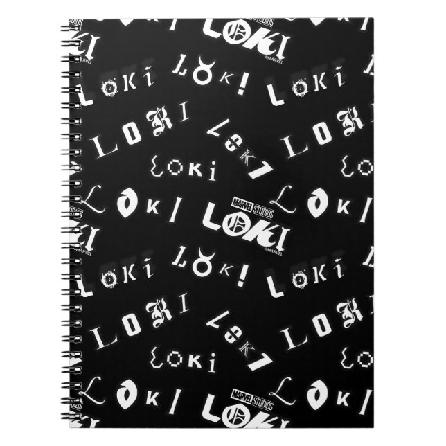 Carnet Modèle de nom de Loki (Devant)