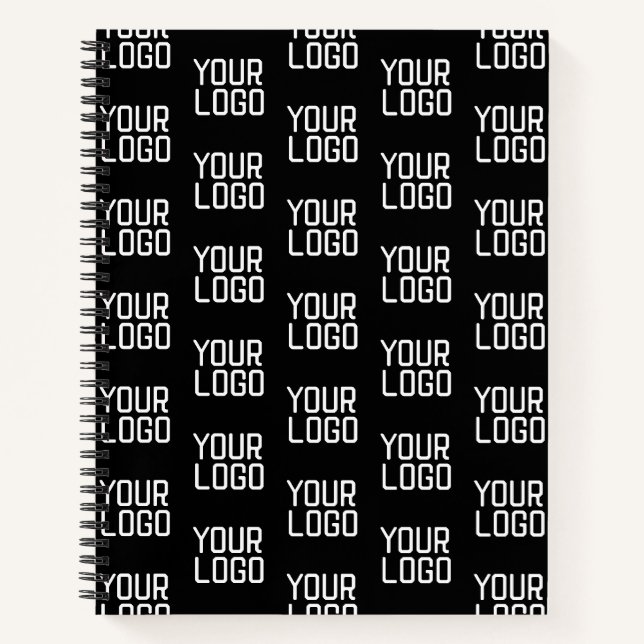 Carnet Modèle éditable de motif répétitif Ajoutez votre l (Devant)